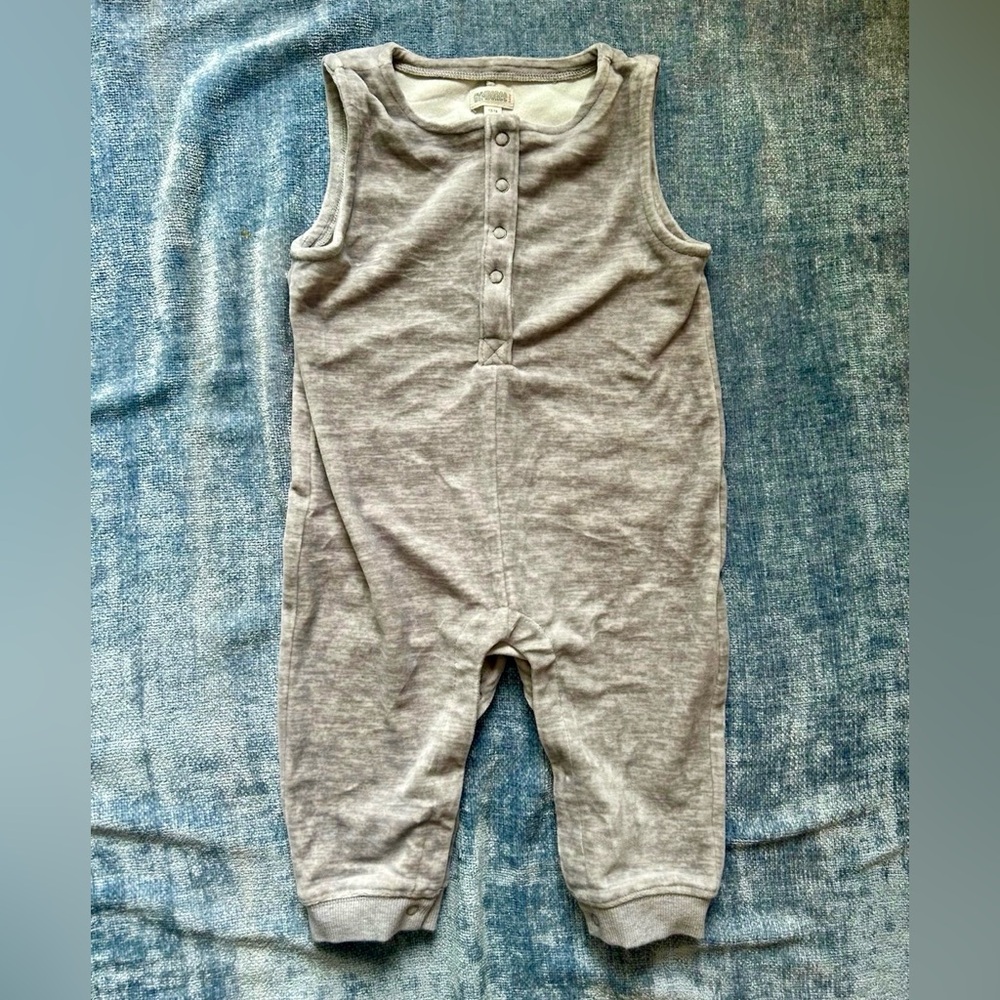 Gymboree Gray Jumpsuit size 12-18 months